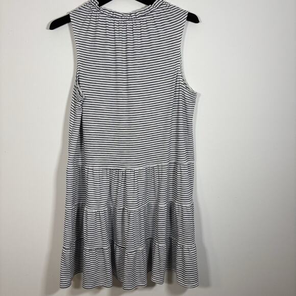 Max Studio Tiered Sleeveless Striped Dress Large Sundress A Line Fit & Flare - Picture 5 of 6